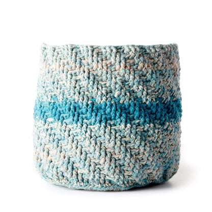 Caron Marled Crochet Basket Single Size