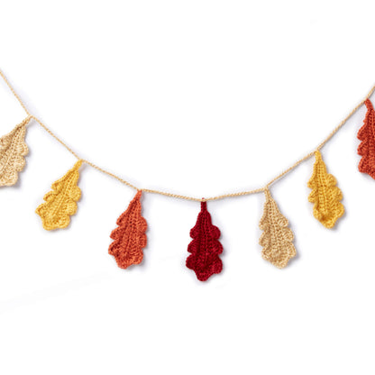 Caron Crochet Oak Leaf Garland Single Size