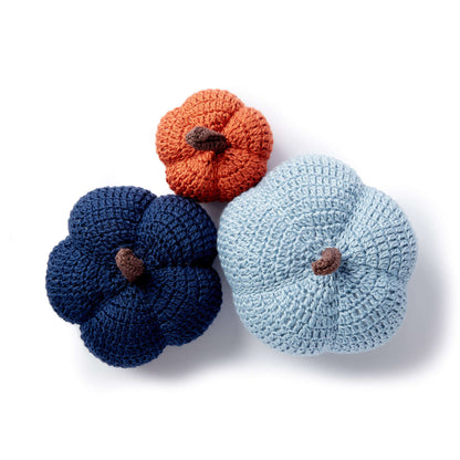 Caron Harvest Crochet Pumpkins Dark Country Blue
