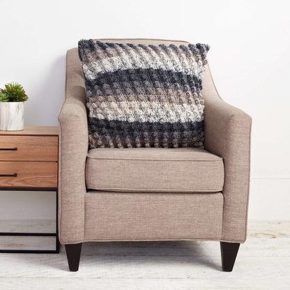 Caron Crochet Popcorn Pillow Single Size