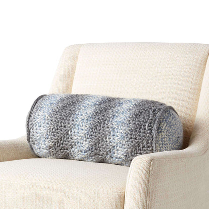 Swirling Stripes Crochet Pillow Single Size