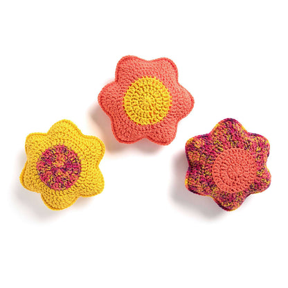 Caron Crochet Petal Pillows Version 2