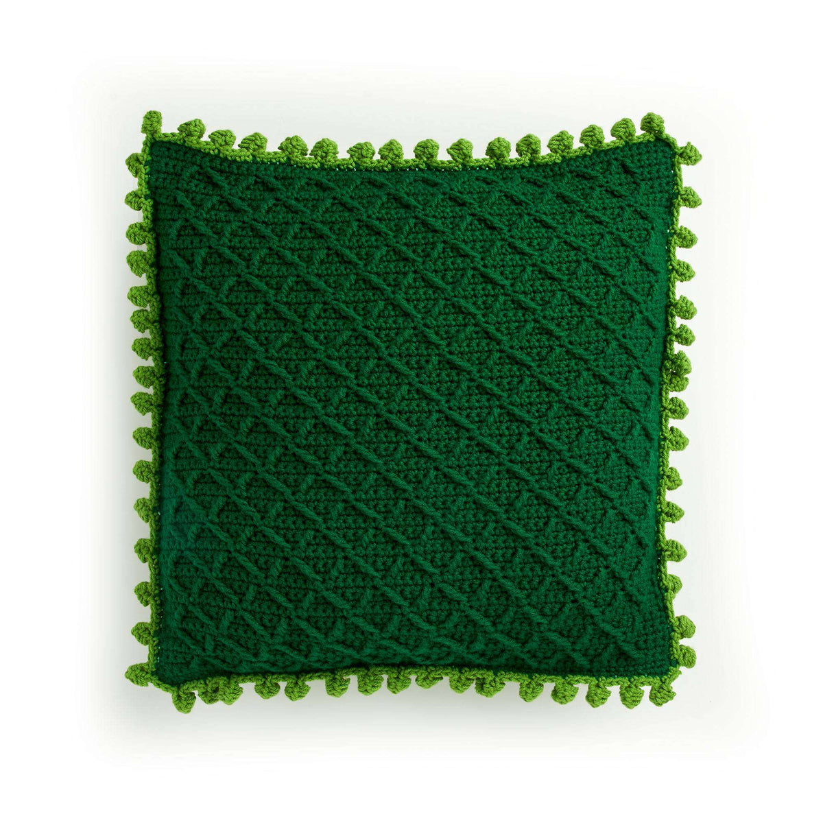 Crochet Pillow made in Caron One Pound yarn