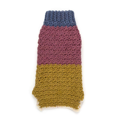 Caron Textured Crochet Dog Coat M