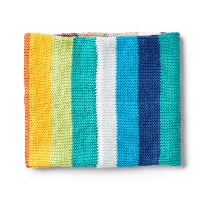 Caron Totally Tubular Rainbow Knit Cowl Single Size