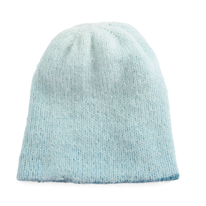 Caron Inside Out Knit Beanie Knit Beanie made in Caron Colorama Halo Perfect Phasing Yarn