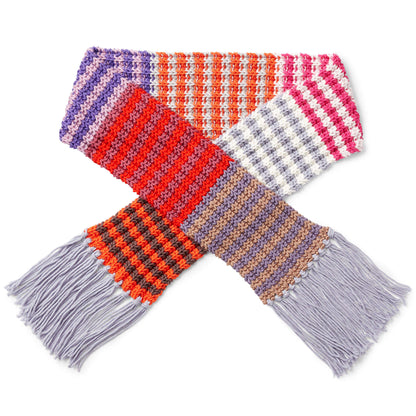 Caron X Pantone Knit Stripe Scarf Single Size