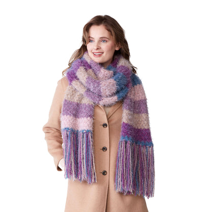 Caron Criss Cross Knit Scarf Single Size