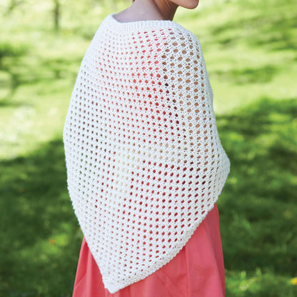 Caron Knit Triangular Shawl Single Size