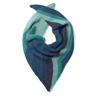Caron X Pantone Asymmetrical Knit Shawl Single Size