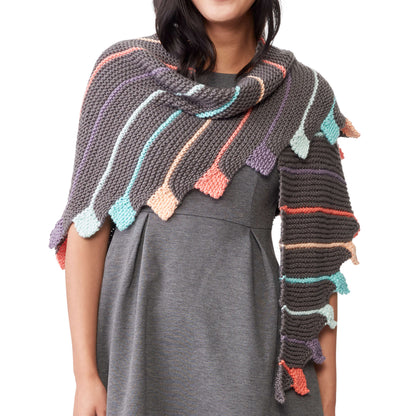 Caron X Pantone Knit Radiant Wrap Version 2