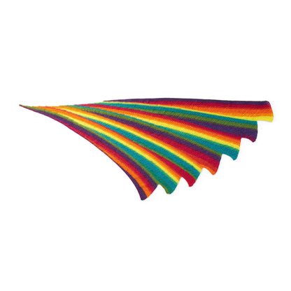 Caron Carbon Without Symmetry Knit Shawl Single Size