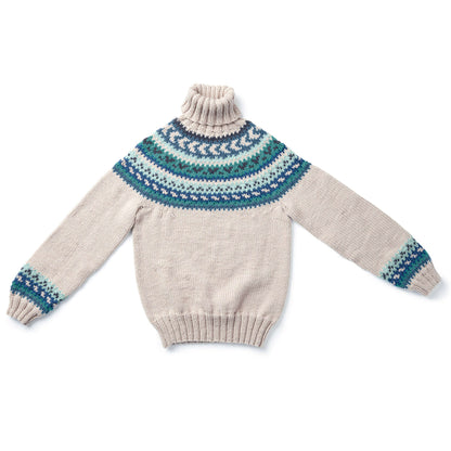 Caron X Pantone Fair Isle Knit Turtleneck M