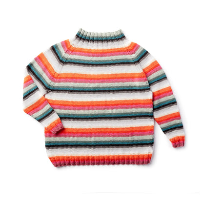 Caron X Pantone Stripes Hype Knit Pullover L