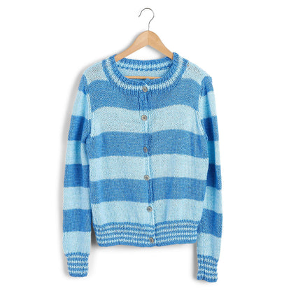 Caron Knit Go-To Striped Cardigan XL
