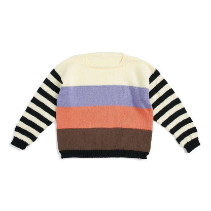 Caron Change Your Stripes Knit Sweater 4/5 XL