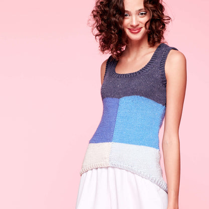 Caron X Pantone Color Block Knit Tank L