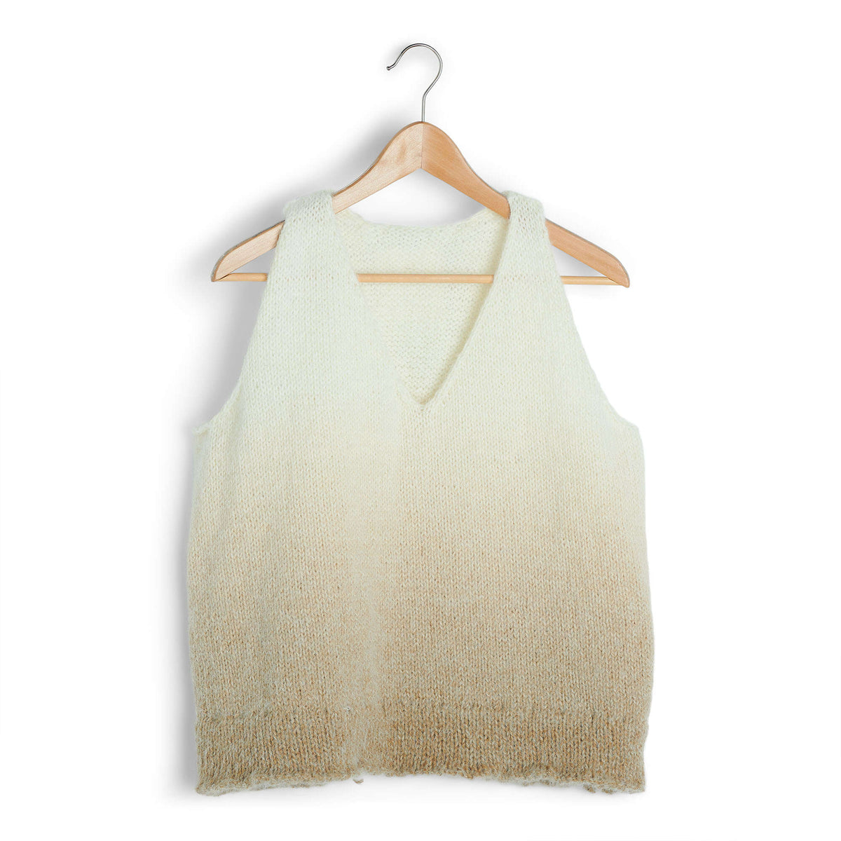 Knit Tank made in Caron Colorama Halo Perfect Phasing Yarn