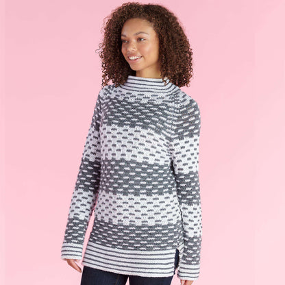 Caron Mosaic Knit Tunic XL