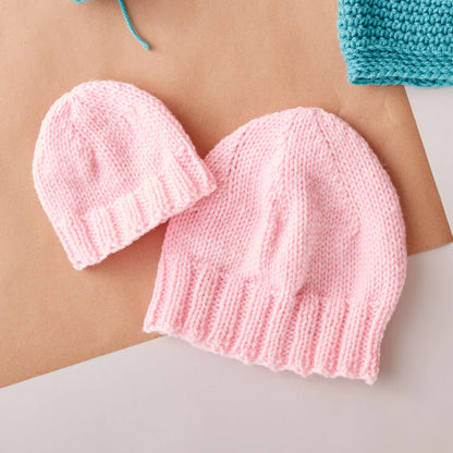 Caron Preemie to Toddler Size Knit Hats 6-12 mos