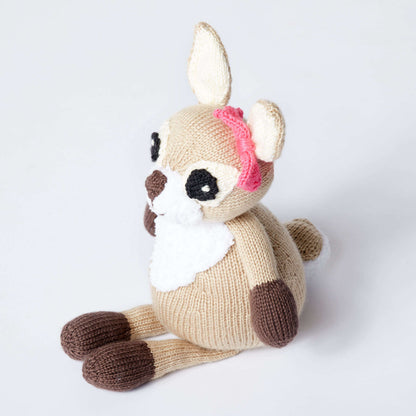 Caron Knit Dotty the Fawn Doll Single Size