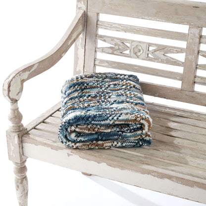 Caron Crystal Lace Knit Blanket Single Size