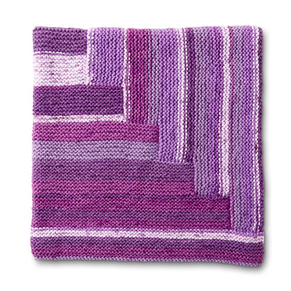 Caron Pickup Lines Knit Afghan Single Size