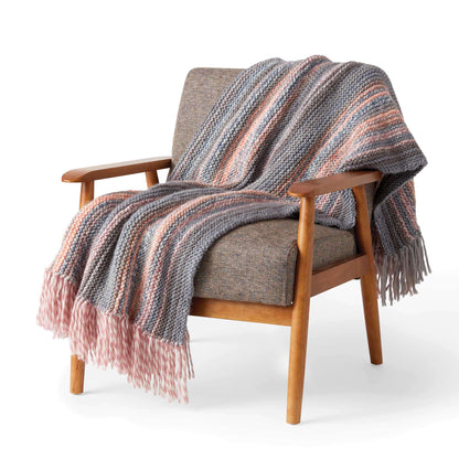 Swirling Stripes Knit Blanket Single Size
