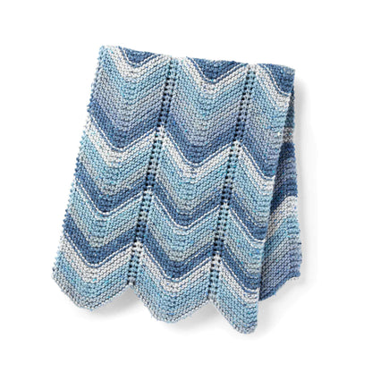 Caron Zig Zag Knit Throw Single Size