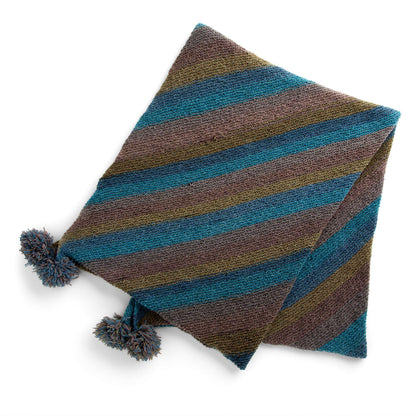 Caron Simple Corner to Corner Knit Blanket Knit Blanket made in Caron Cloud Cakes yarn