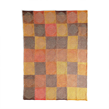 Caron Shadow Knit Circles Blanket Single Size