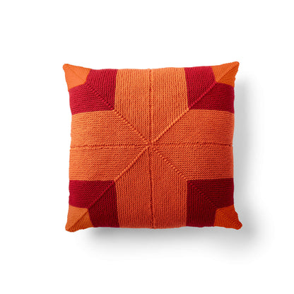 Caron Big Statement Knit Pillow Deep Violet