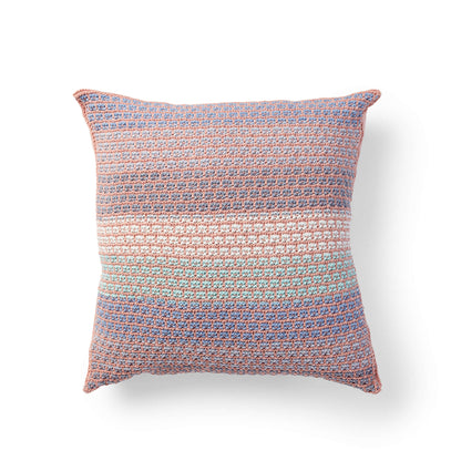 Caron Mosaic Knit Grid Pillow Single Size