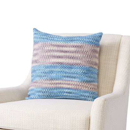 Caron Woven Stripes Knit Pillow Single Size
