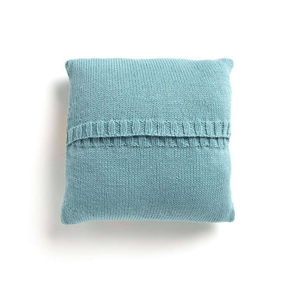 Caron Knit Intarsia Mod Flower Pillow Single Size