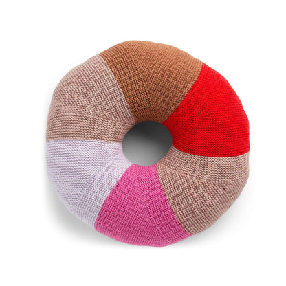Caron Big Donut Knit Pillow Single Size