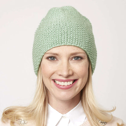 Caron Knit Seed Stitch Beanie Single Size