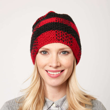 Caron Knit Lumberjack Beanie Single Size