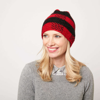 Caron Knit Lumberjack Beanie Single Size