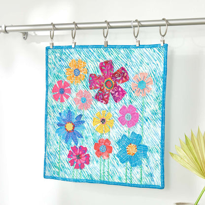 Coats & Clark Quilting Summer Flower Wall Hanging Quilting Wall Hanging made in Coats & Clark Polyester Embroidery Thread yarn