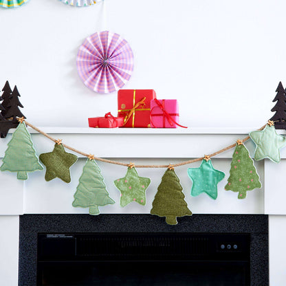 Coats & Clark Stars And Trees Garland Single Size