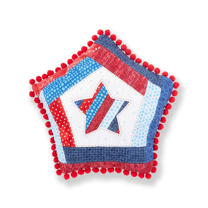 Coats & Clark Sewing Patriotic Star Pillow Single Size