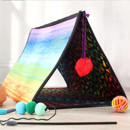 Coats & Clark Sewing Rainbow Connection Cat Tent Single Size