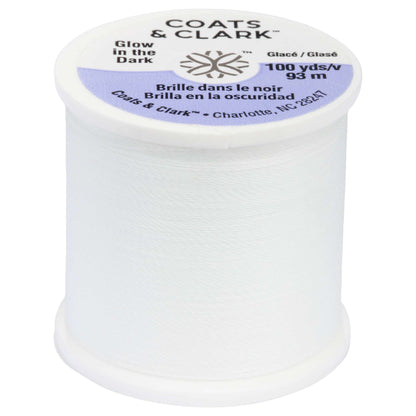 Coats & Clark Glow in the Dark Thread (100 Yards) White