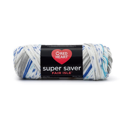 Red Heart Super Saver Fair Isle Yarn - Discontinued Shades Calm