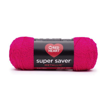 Red Heart Super Saver Metallic Yarn Fuchsia