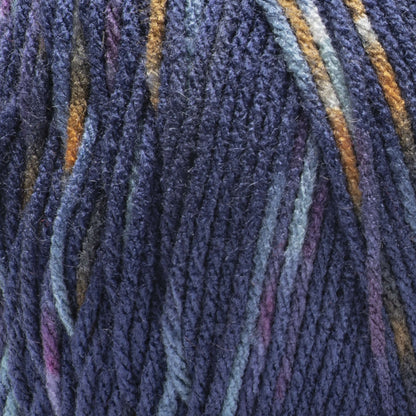 Red Heart Super Saver Jumbo Speckle Yarn Soft Navy Speckle