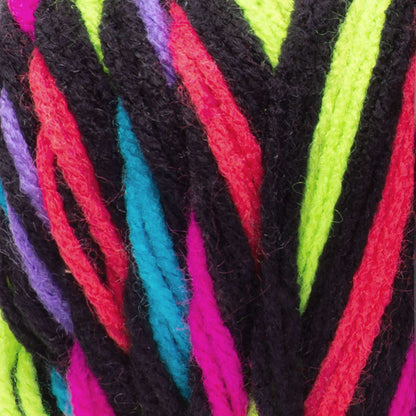 Red Heart Super Saver Jumbo Yarn Neon Stripe