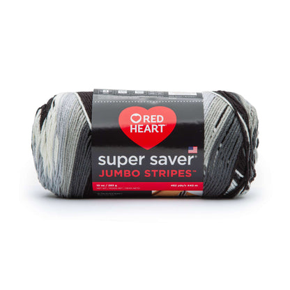 Red Heart Super Saver Jumbo Yarn Newspaper Stripe