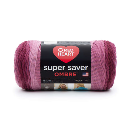 Red Heart Super Saver Ombre Yarn Anemone